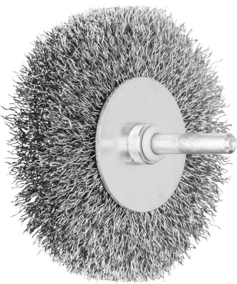 PFERD MOUNTED WHEEL BRUSH CRIMPED STEEL 80X15X6MM RBU ST 0.30 SG